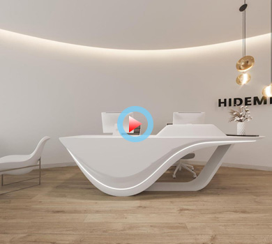 現(xiàn)代簡約風(fēng)格辦公室設(shè)計(jì)全景案例